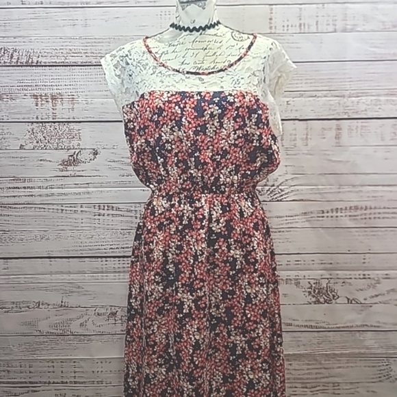 Papermoon Dresses & Skirts - Papermoon by Stitch Fix lace floral dress